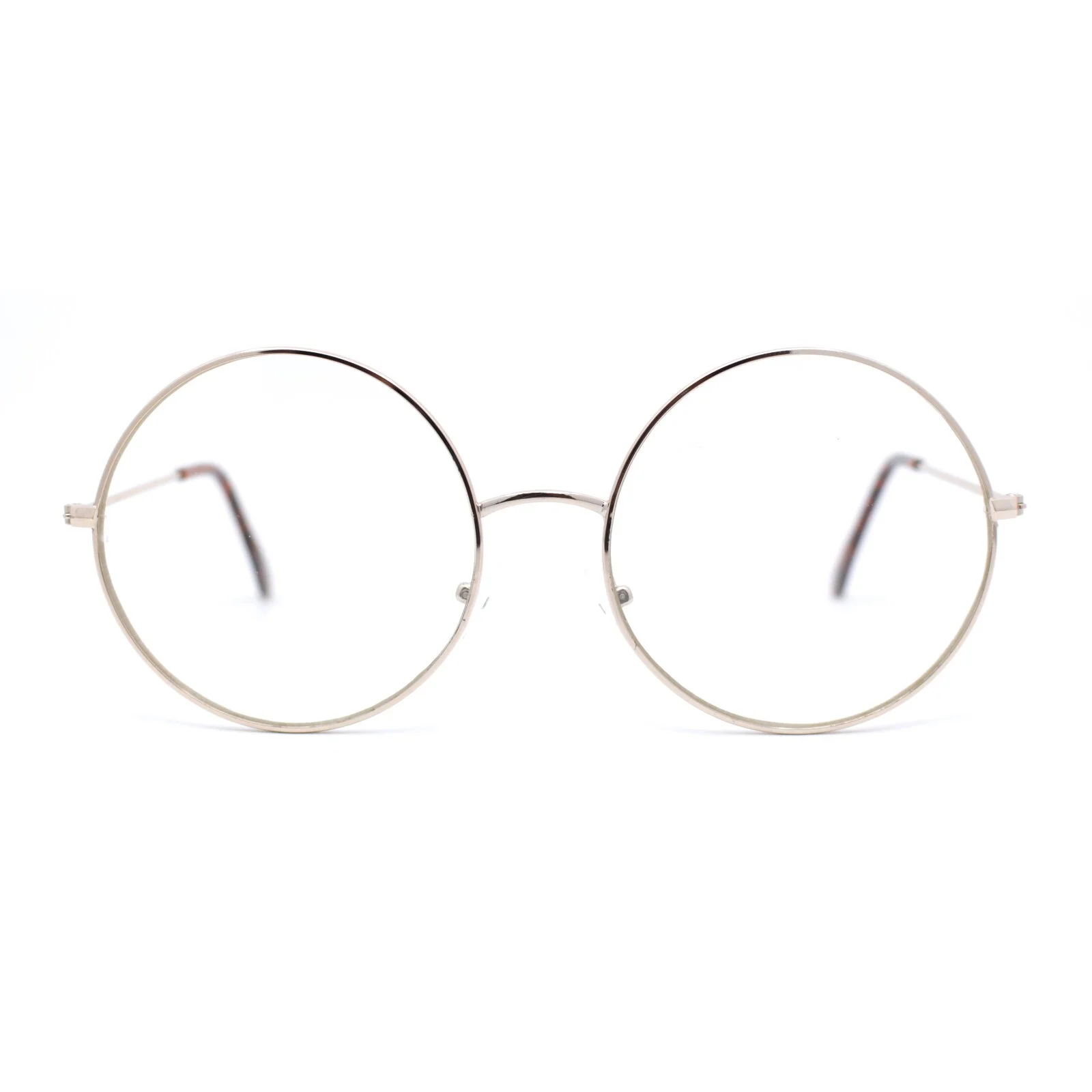 Oversized Large Iconic Circle Lens Hippie Clear Lens Fashion Glasses 3